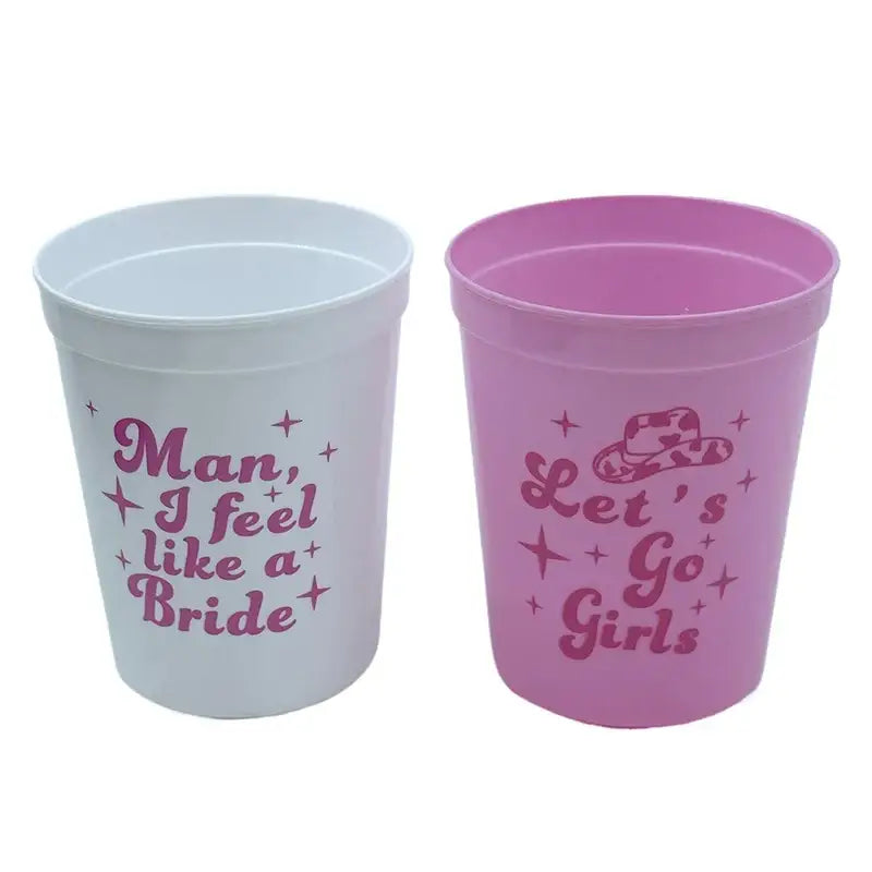 1/5pcs Bachelorette Party Team Bride Plastic Drinking Cups