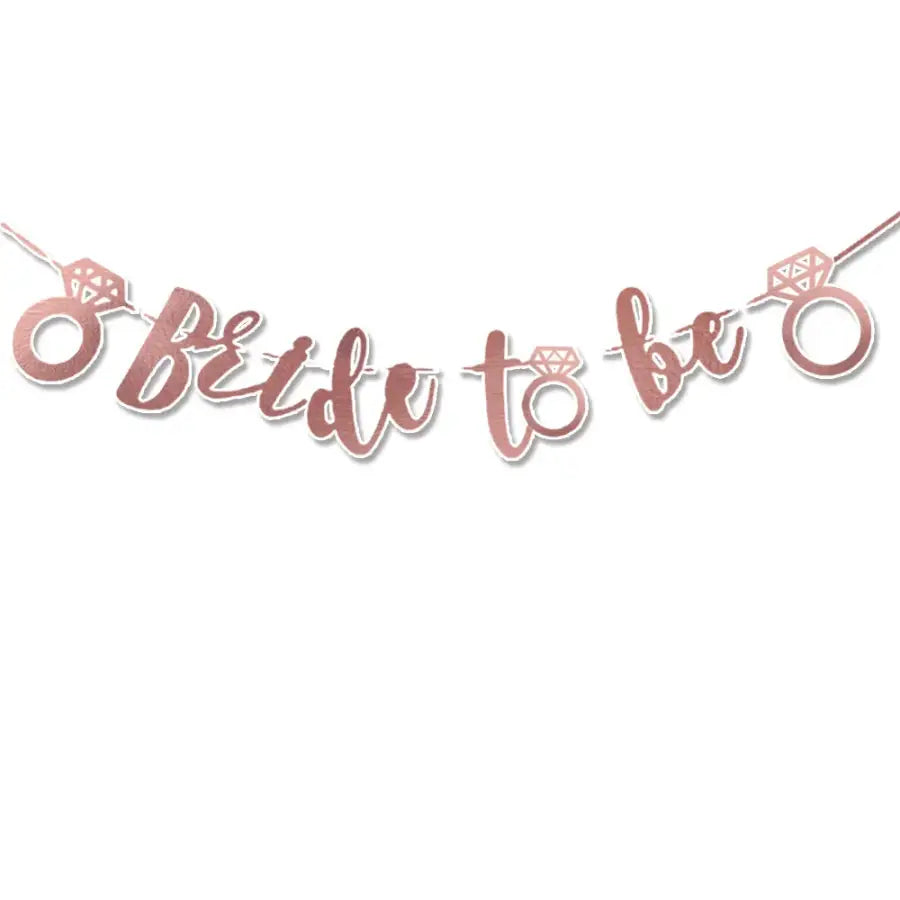 10Guests Pink Bride To Be Party Disposable Tableware Rose