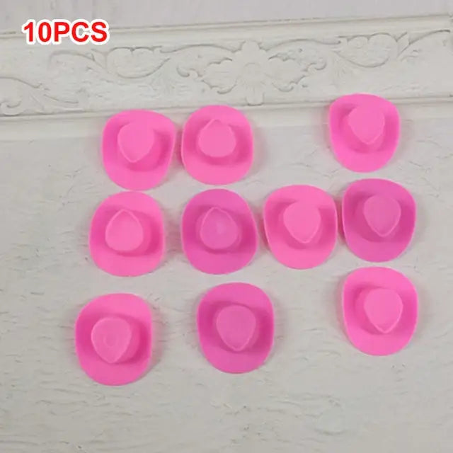 10Pcs Fashion Mini Cowboy Hats Bachelorette Party Favors