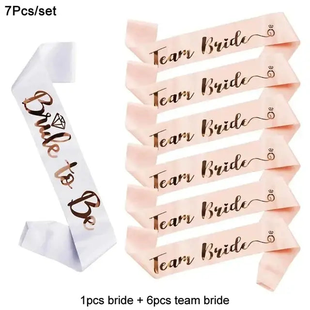 1Set Bachelorette Party Team Bride Plastic Drinking Cups