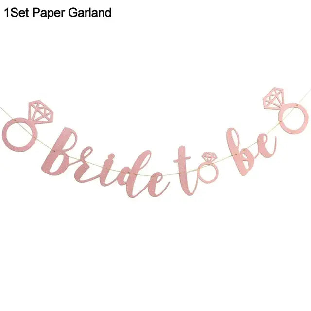 1Set Bachelorette Party Team Bride Plastic Drinking Cups
