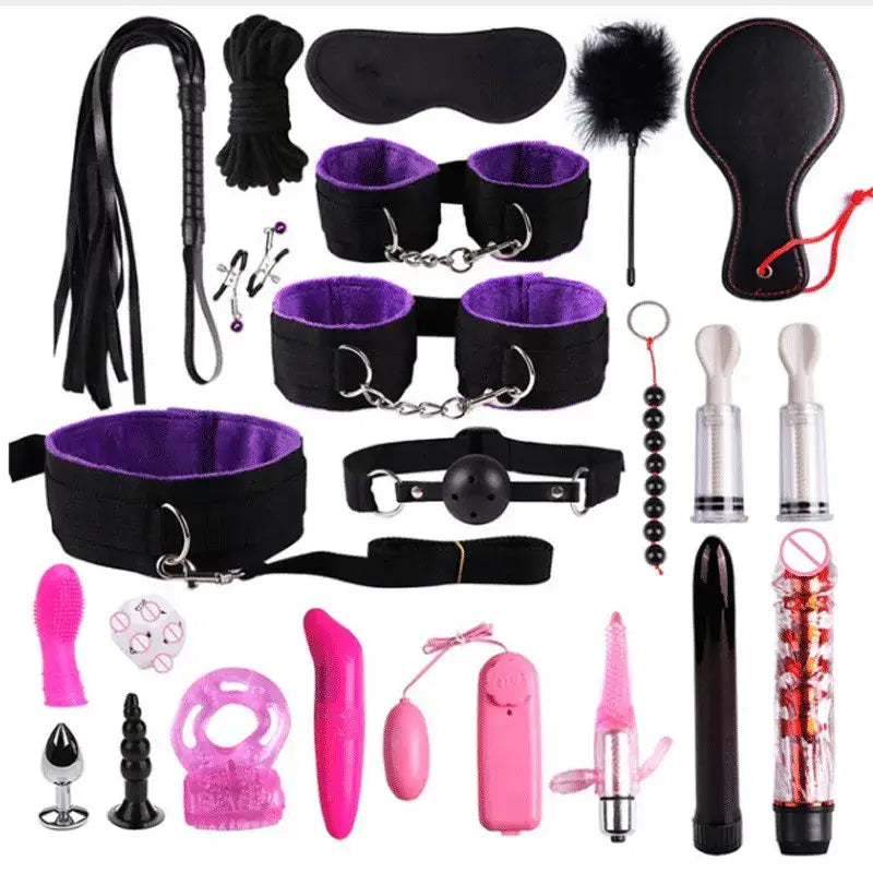 23 Pcs Bondage and Adult Games Set