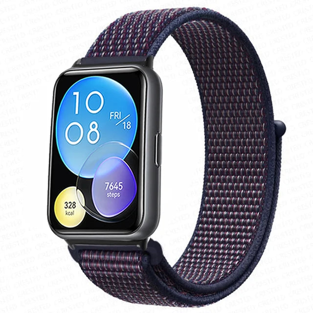 Nylon Loop Band For Huawei Watch Fit 2 Strap Smartwatch Accessories Replacement Wristband Correa Bracelet Huawei Watch fit2 New