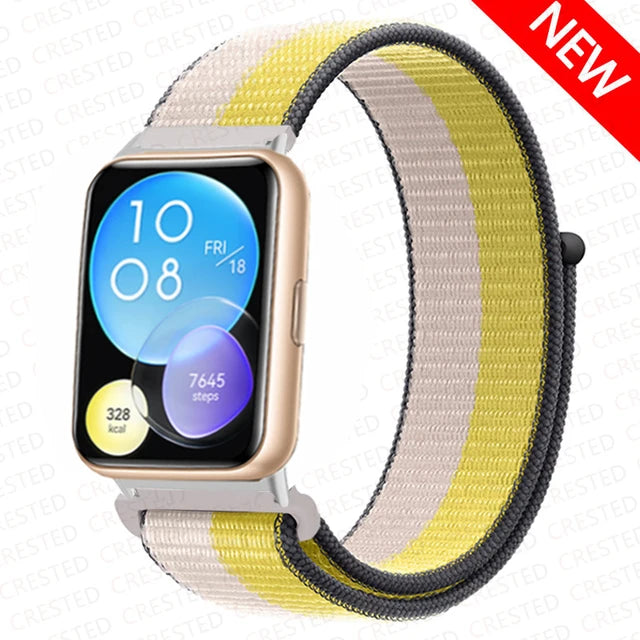 Nylon Loop Band For Huawei Watch Fit 2 Strap Smartwatch Accessories Replacement Wristband Correa Bracelet Huawei Watch fit2 New