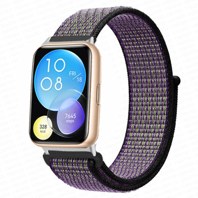 Nylon Loop Band For Huawei Watch Fit 2 Strap Smartwatch Accessories Replacement Wristband Correa Bracelet Huawei Watch fit2 New