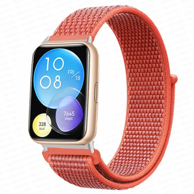 Nylon Loop Band For Huawei Watch Fit 2 Strap Smartwatch Accessories Replacement Wristband Correa Bracelet Huawei Watch fit2 New