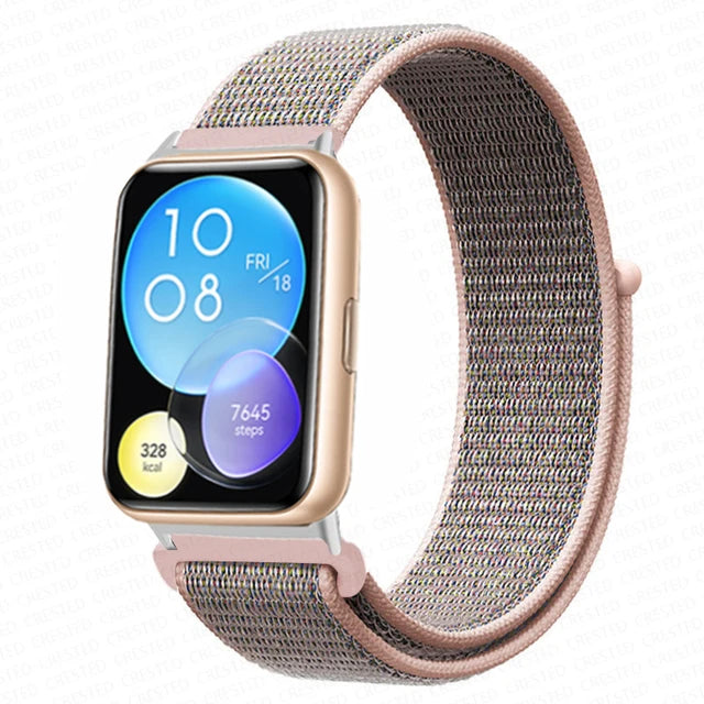 Nylon Loop Band For Huawei Watch Fit 2 Strap Smartwatch Accessories Replacement Wristband Correa Bracelet Huawei Watch fit2 New