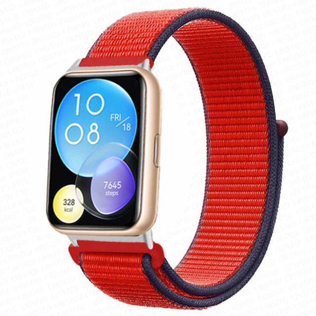 Nylon Loop Band For Huawei Watch Fit 2 Strap Smartwatch Accessories Replacement Wristband Correa Bracelet Huawei Watch fit2 New