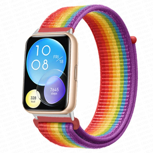 Nylon Loop Band For Huawei Watch Fit 2 Strap Smartwatch Accessories Replacement Wristband Correa Bracelet Huawei Watch fit2 New