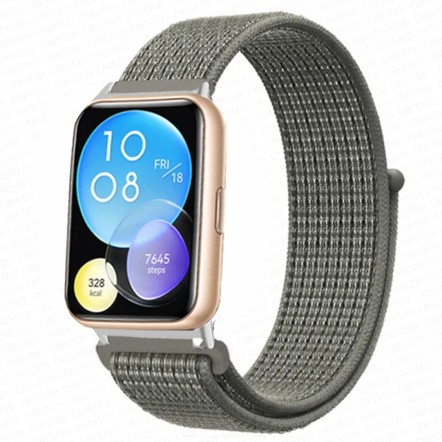 Nylon Loop Band For Huawei Watch Fit 2 Strap Smartwatch Accessories Replacement Wristband Correa Bracelet Huawei Watch fit2 New