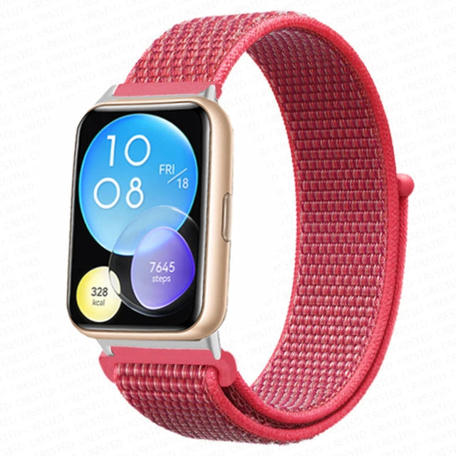 Nylon Loop Band For Huawei Watch Fit 2 Strap Smartwatch Accessories Replacement Wristband Correa Bracelet Huawei Watch fit2 New
