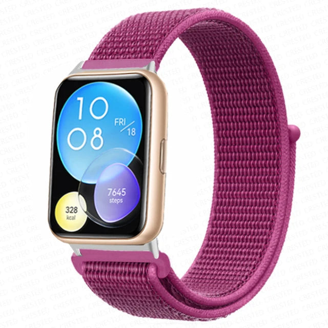Nylon Loop Band For Huawei Watch Fit 2 Strap Smartwatch Accessories Replacement Wristband Correa Bracelet Huawei Watch fit2 New