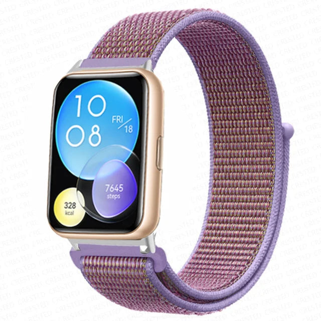 Nylon Loop Band For Huawei Watch Fit 2 Strap Smartwatch Accessories Replacement Wristband Correa Bracelet Huawei Watch fit2 New