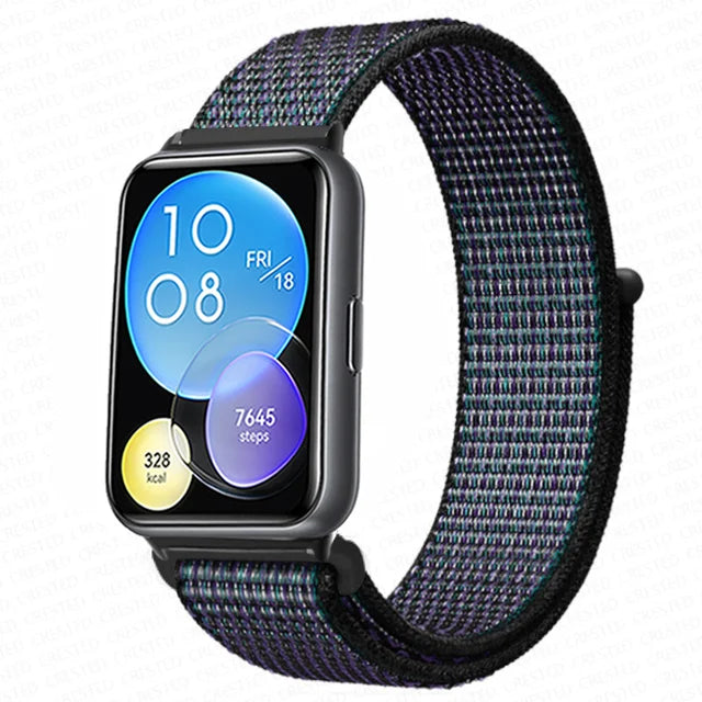 Nylon Loop Band For Huawei Watch Fit 2 Strap Smartwatch Accessories Replacement Wristband Correa Bracelet Huawei Watch fit2 New