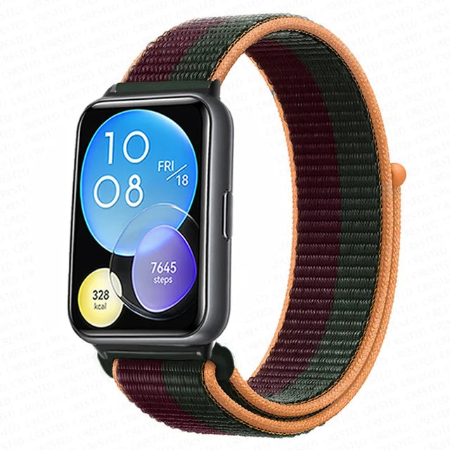 Nylon Loop Band For Huawei Watch Fit 2 Strap Smartwatch Accessories Replacement Wristband Correa Bracelet Huawei Watch fit2 New