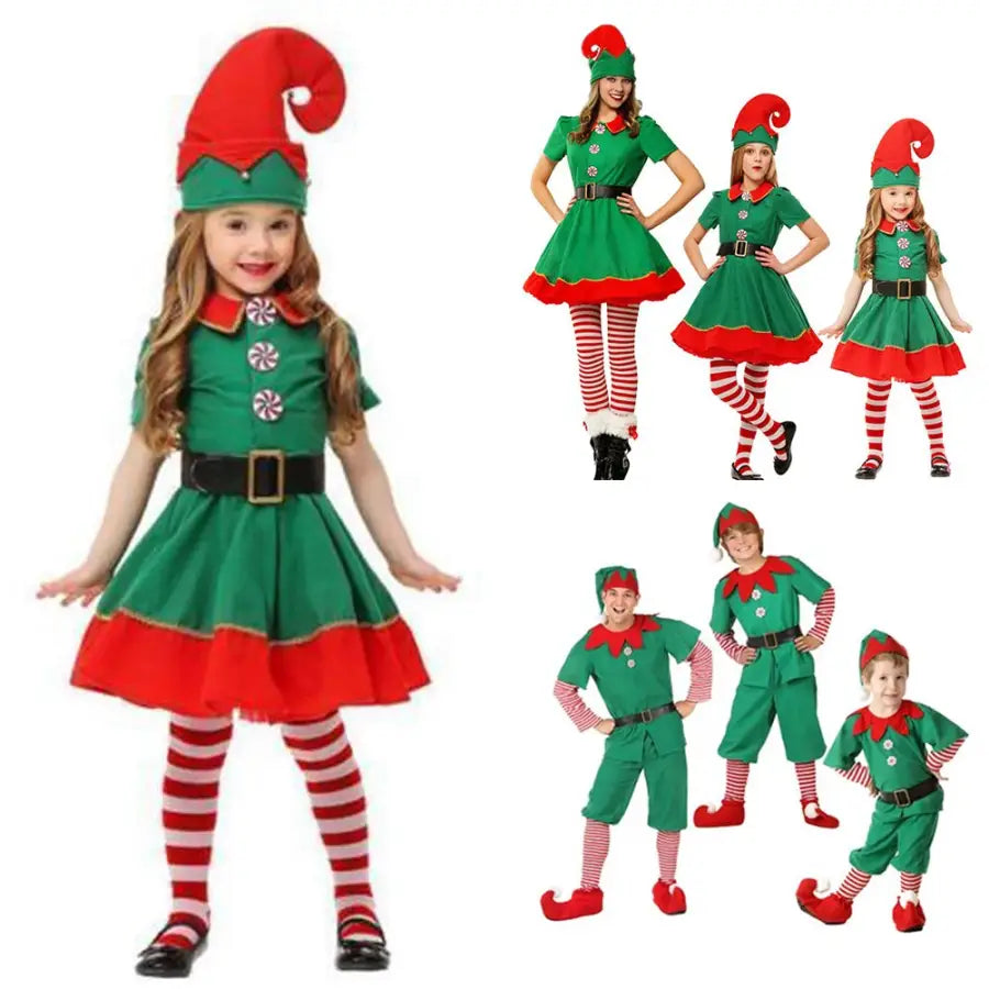 Adult Little Elf Cute Costume Christmas