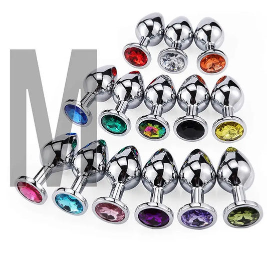 Adult Sex Toy SM Metal Anal Plug For Men And Women