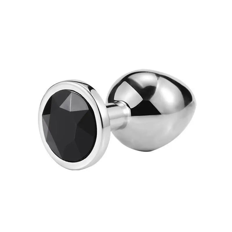 Adult Sex Toy SM Metal Anal Plug For Men And Women - Black