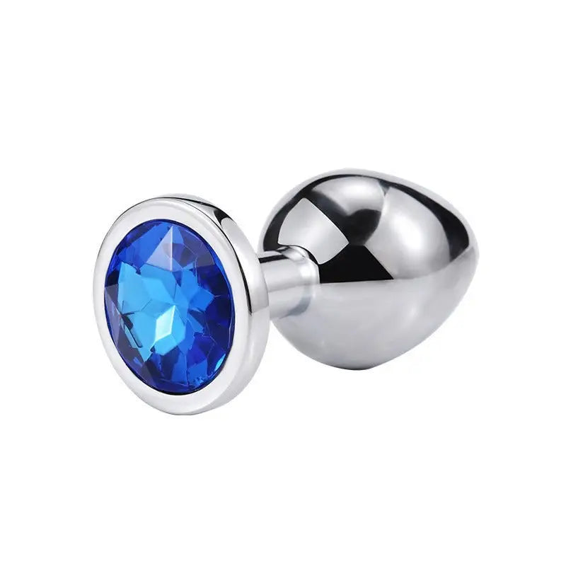 Adult Sex Toy SM Metal Anal Plug For Men And Women - Dark