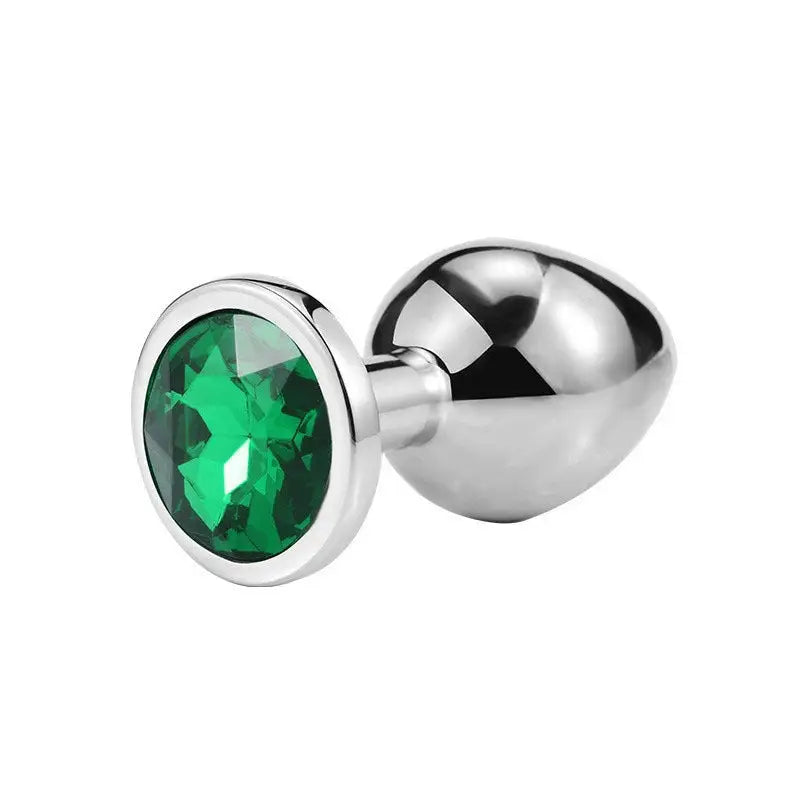 Adult Sex Toy SM Metal Anal Plug For Men And Women - Dark