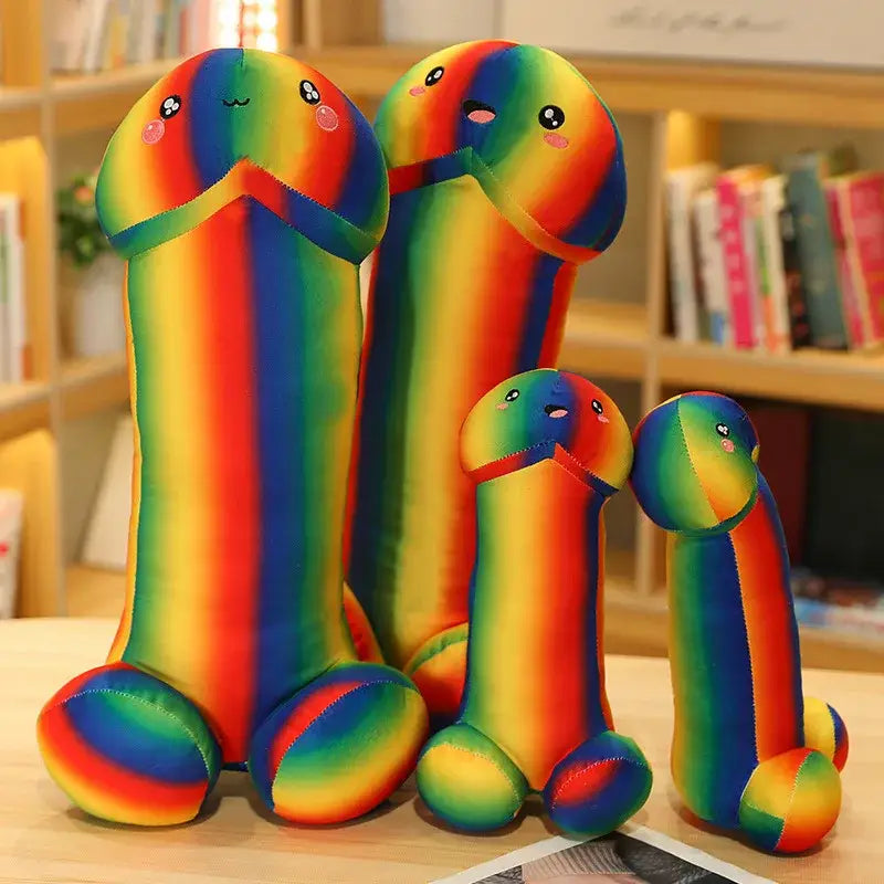 Big Size Rainbow Penis Plush | Soft Simulation| Plushie
