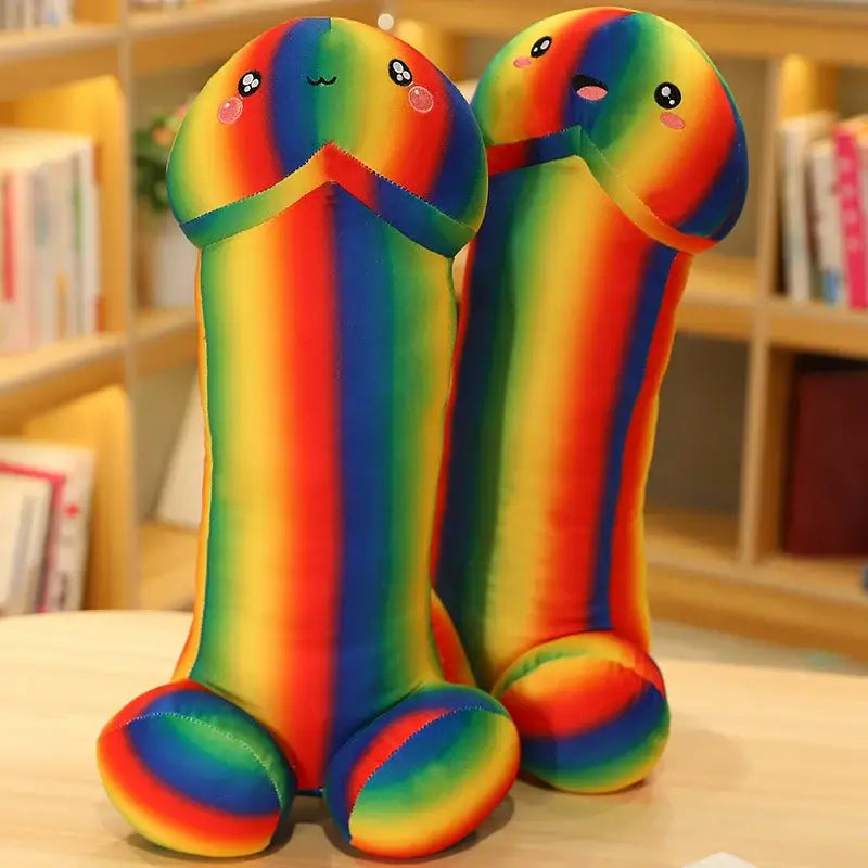 Big Size Rainbow Penis Plush | Soft Simulation| Plushie