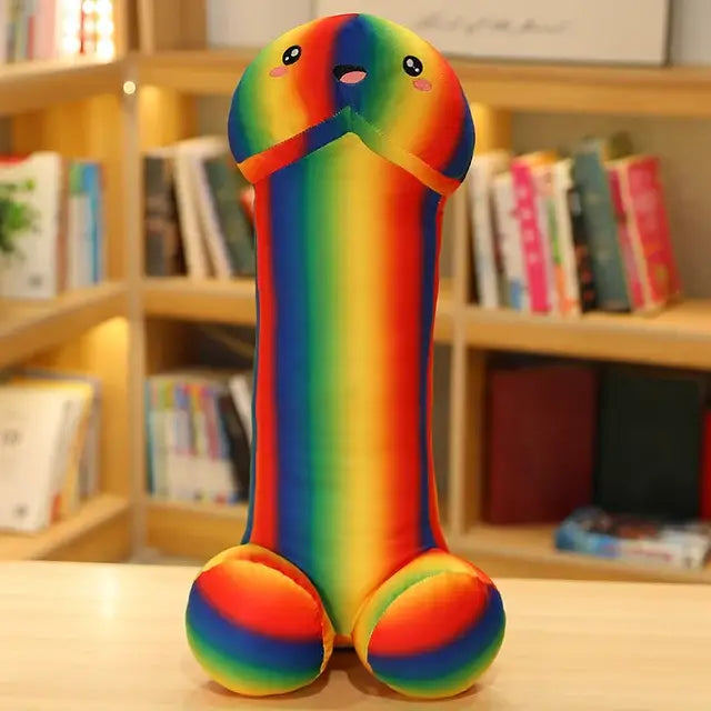 Big Size Rainbow Penis Plush | Soft Simulation| Plushie