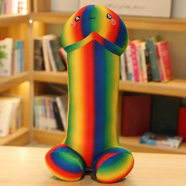 Big Size Rainbow Penis Plush | Soft Simulation| Plushie