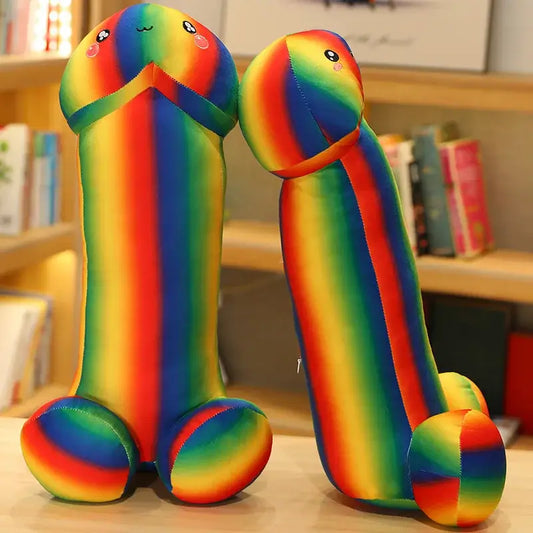 Big Size Rainbow Penis Plush | Soft Simulation| Plushie