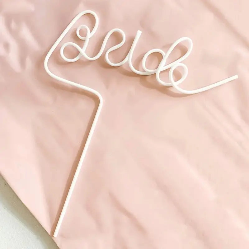 Bride to be Straw - Wedding Engagement Bridal Shower