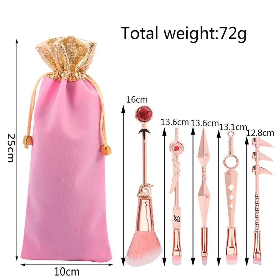 Cosplay Naruto Makeup Brushes Set