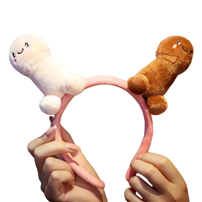 Cute Penis Plush Toy Headband