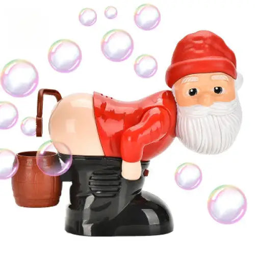 Electric Santa Claus Bubbles Machine Blowing Bubbles