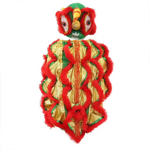 Funny Pet Cat Dog Costume Clothes Chinese Lion - Lion Dance