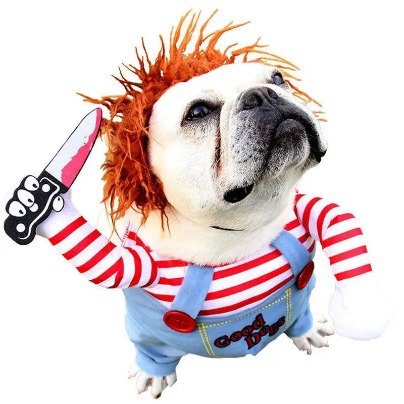 Funny Pet Upright Clothes - Dagger Suit / S