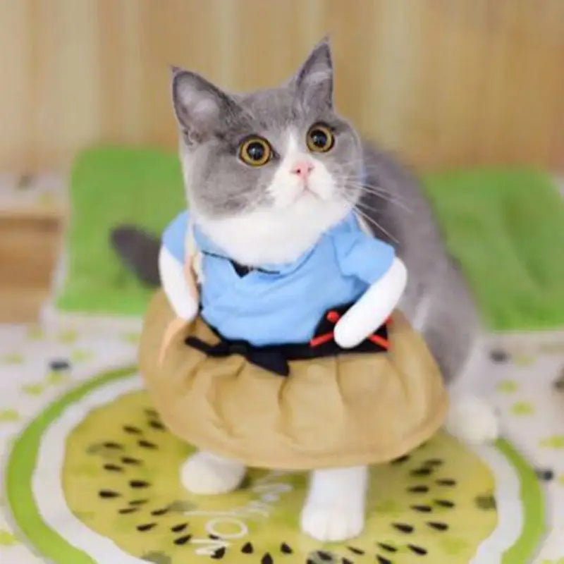Funny Pet Upright Clothes - Taro costume / S