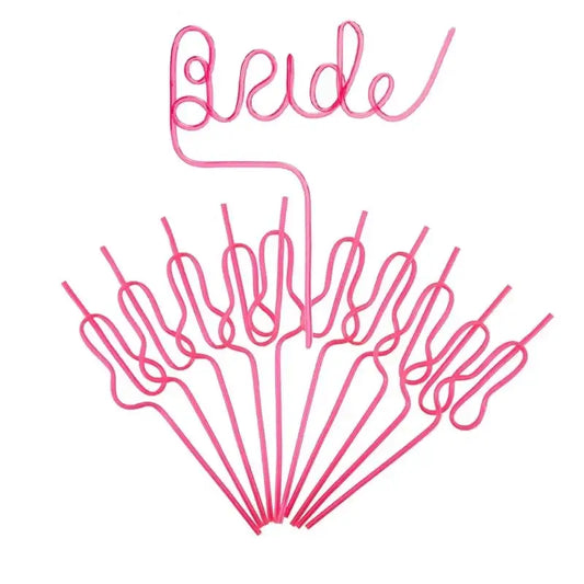 Hen Party Straws Bachelorette Party Favors Bride Straw