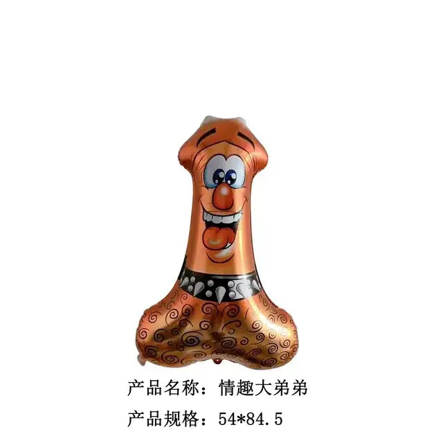Huge Penis Shape Foil Balloon Bachelorette Party Decoration