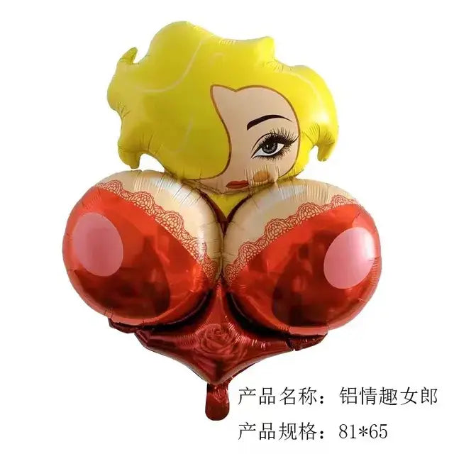 Huge Penis Shape Foil Balloon Bachelorette Party Decoration