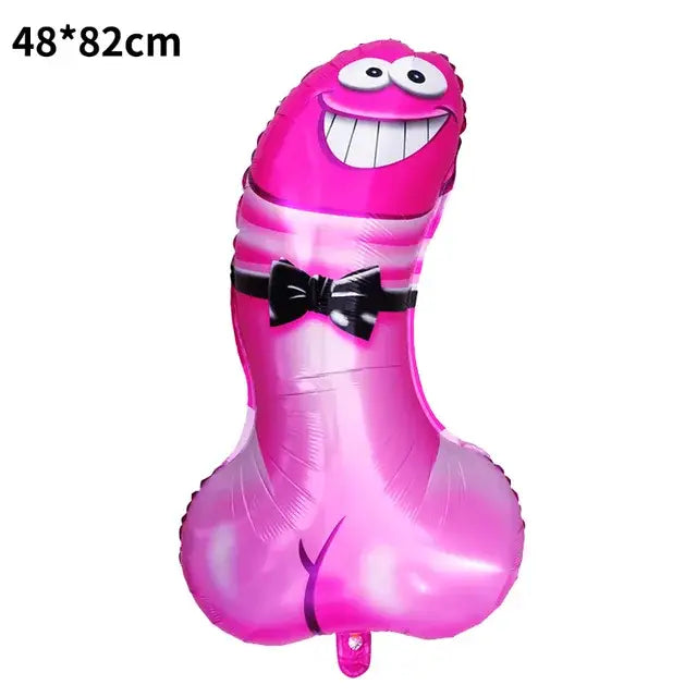Huge Penis Shape Foil Balloon Bachelorette Party Decoration