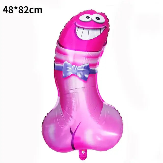 Huge Penis Shape Foil Balloon Bachelorette Party Decoration