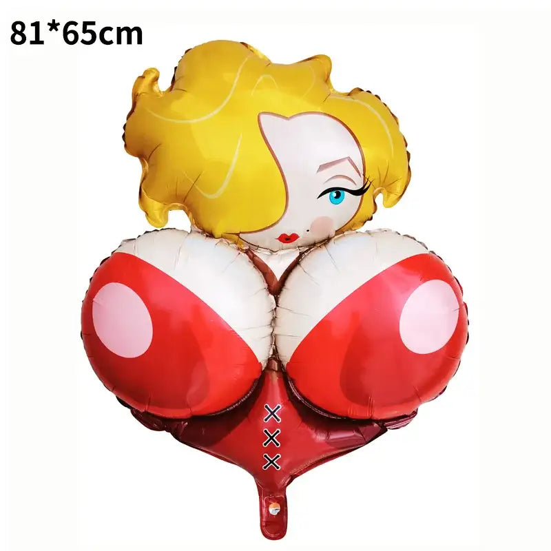 Huge Penis Shape Foil Balloon Bachelorette Party Decoration