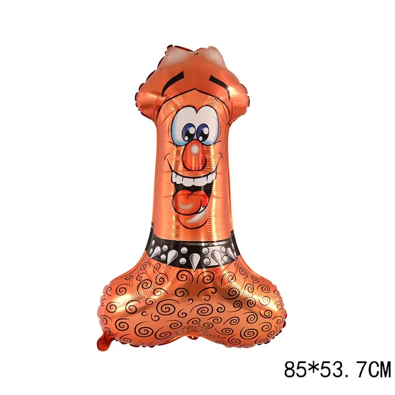 Huge Penis Shape Foil Balloon Bachelorette Party Decoration