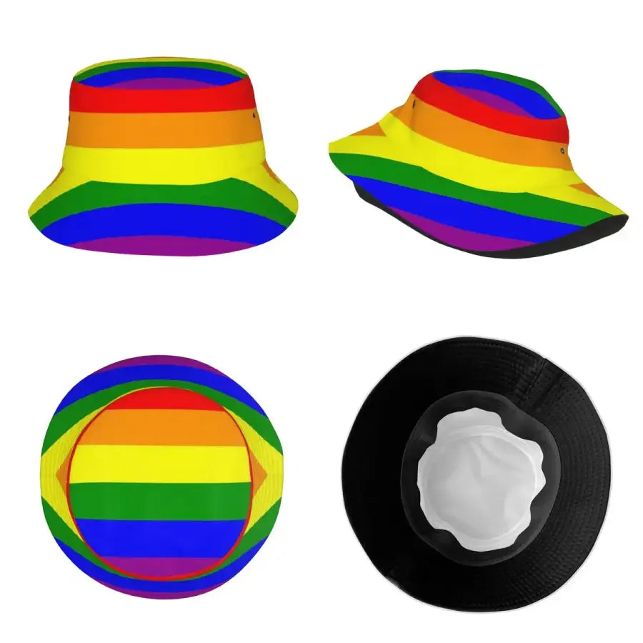 Lgbt Pride Bucket Hats Hot Summer Headwear Merchandise Yaoi