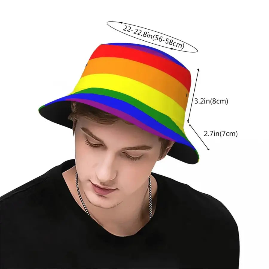 Lgbt Pride Bucket Hats Hot Summer Headwear Merchandise Yaoi