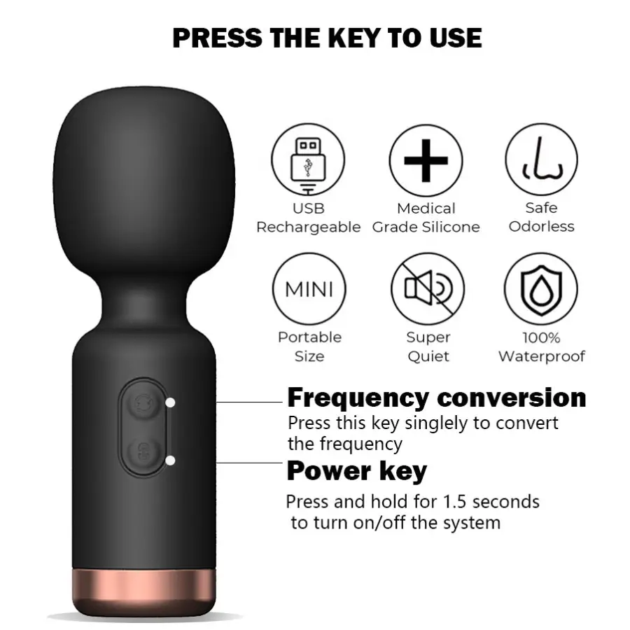 Mini Strong AV Vibrator Female Sex Toys