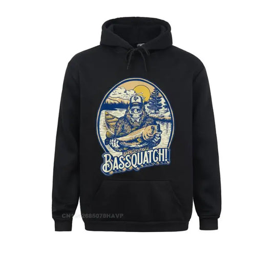 New Bassquatch! Bass Fisherman Sasquatch Funny Bigfoot