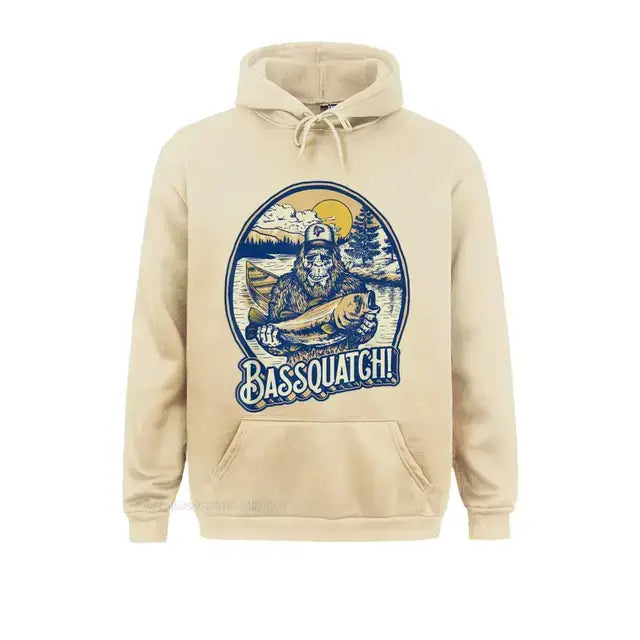 New Bassquatch! Bass Fisherman Sasquatch Funny Bigfoot