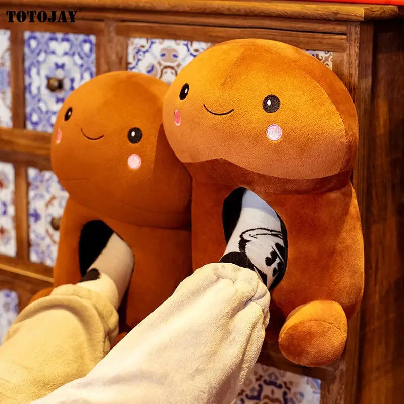 PeePee The Toy Slippers - One Size / Brown