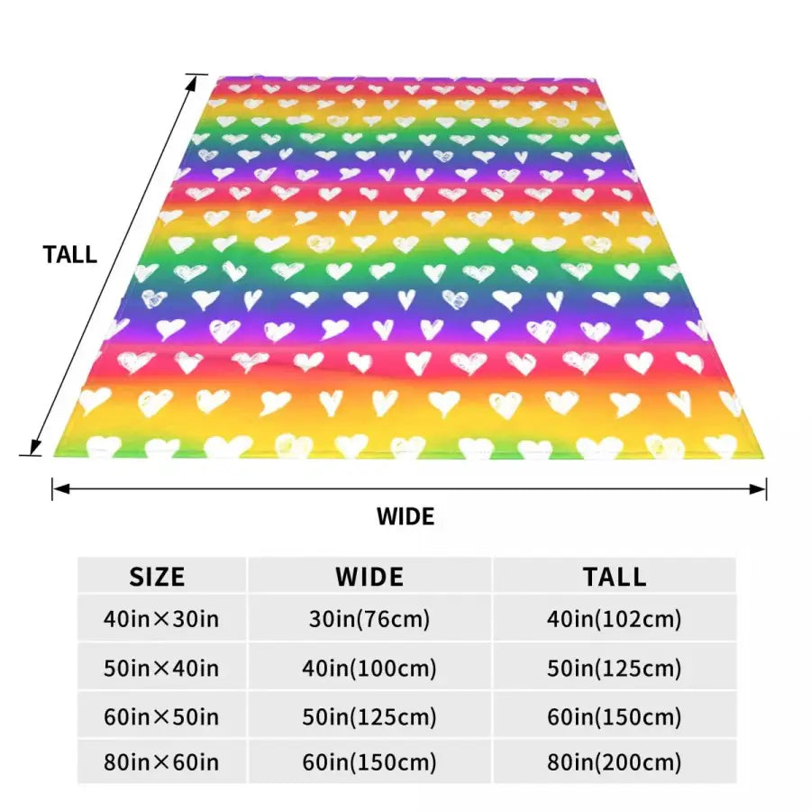 Pride Gradient 2023 LGBTQ Flag LGBT Pride Month Blanket